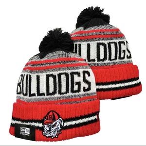 New Era NCAA knit Pom beanie Georgia
